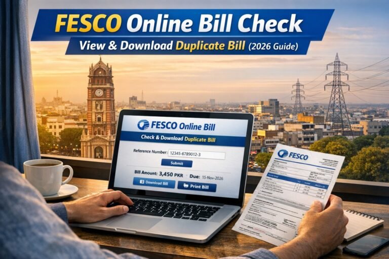 FESCO Online Bill Check